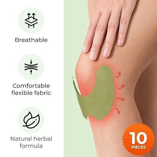 🌿 Herbal Self‑Heating Knee Patches (Pack of 10 | 20 | 30)