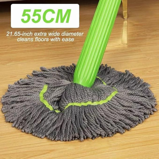 🌀 Self-Twisting Water Rotating Mop – Effortless Cleaning, Maximum Shine!